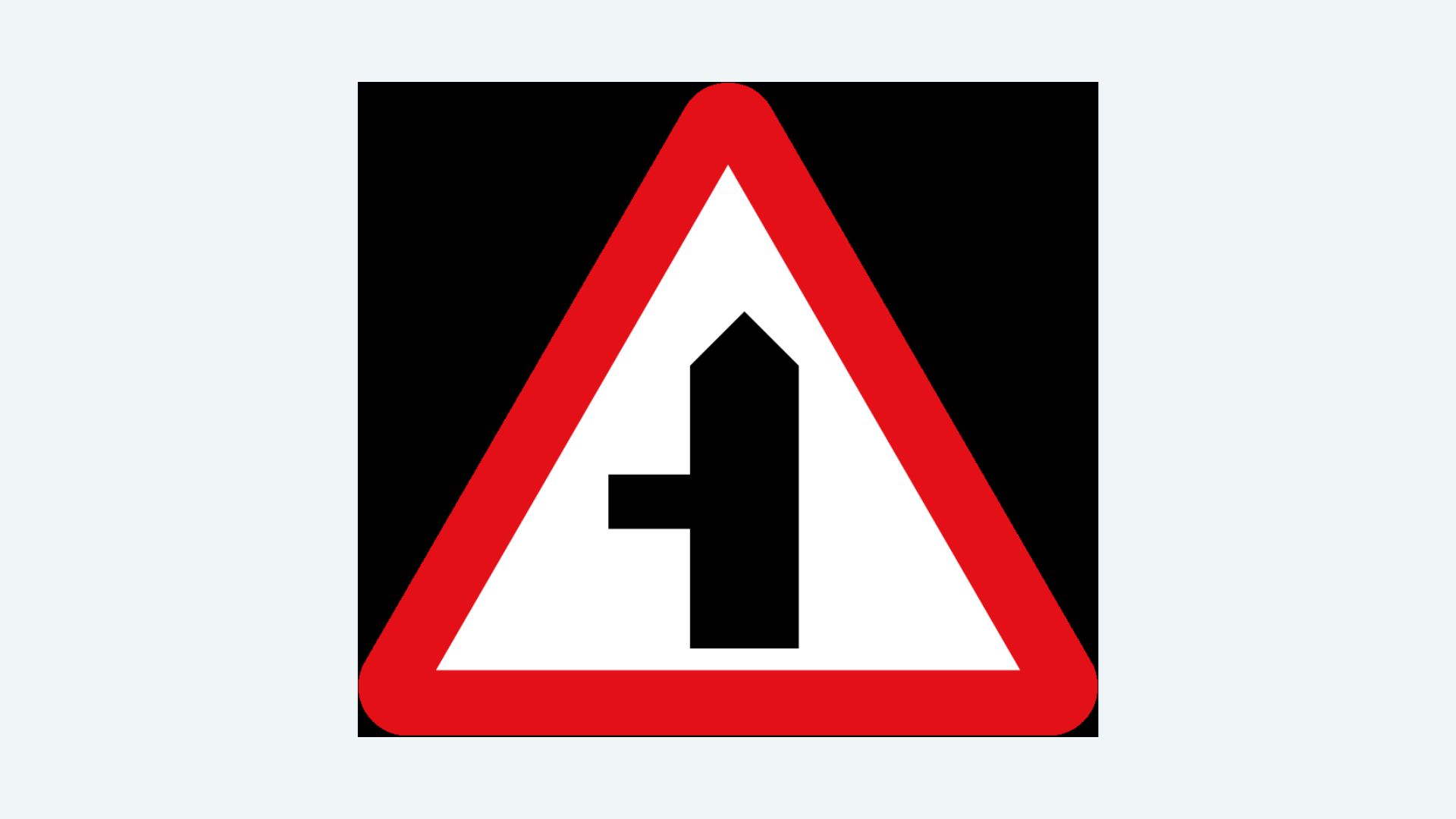 Side Road Ahead sign 
